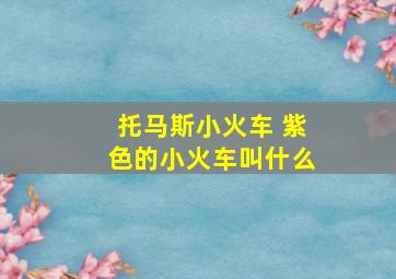 托马斯小火车 紫色的小火车叫什么